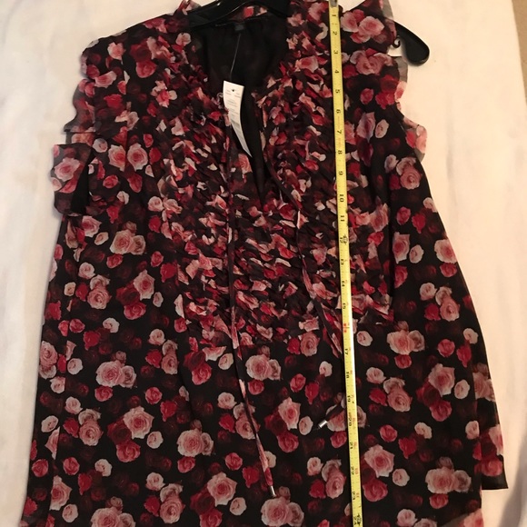 Ruffle Bib Shell Top - Picture 3 of 4